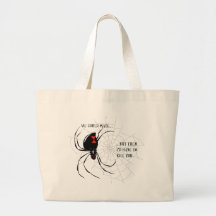 Black Widow Tote Bag