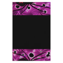 Black Widowed Set Personalized Stationery