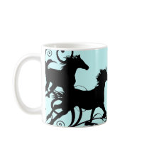Black Wild Horses Mug