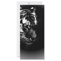 Black & Wild Tiger Head rack cards by made_in_atlantis Black & Wild Tiger Head rack cards