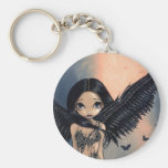 "Black Winged Angel" Keychain