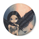 "Black Winged Angel" Magnet