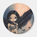 "Black Winged Angel" Magnet magnets