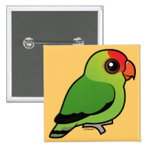 Black-winged Lovebird Button