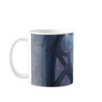 wing, gothic, dark, window, woman, cry, eyes, crow, raven, Mug with custom graphic design