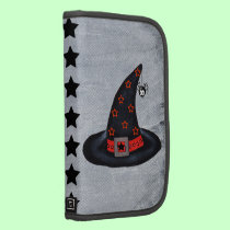 Black Witch Hat Stars Cute Spider Halloween planners
