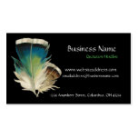 Black with Feathers Business Card business cards