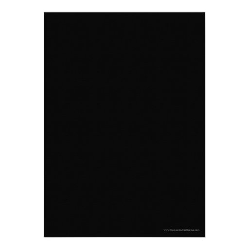 Black with Pink Passion Wedding Invitations