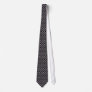 Black with Pink Triangles Tie