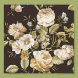 Black With White Roses
