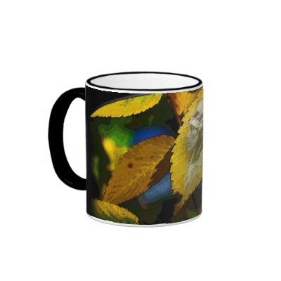 BLACK WOLF COFFEE MUG by arteologist23