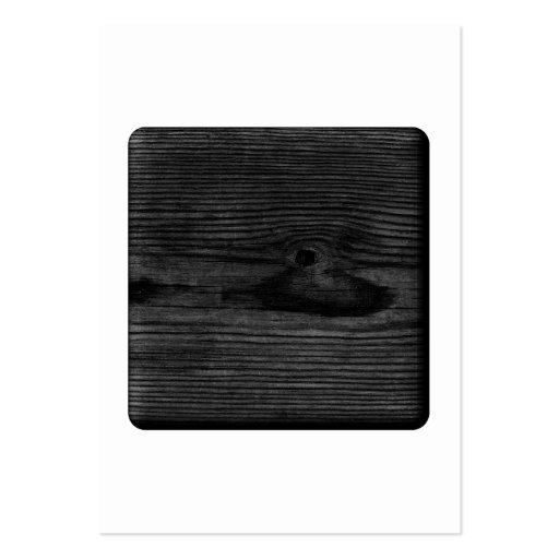 Black Wood Image. Business Card Template (front side)