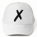 Black X hats