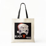 BLACK XMAS TOTE BAGS