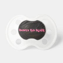 Black Yarn Pacifier
