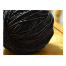 Black Yarn Post Cards
