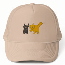 Black & Yellow Cat hats