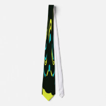Black & Yellow Deco Tie by patsarts Black & Yellow Deco Tie