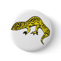 Black & Yellow Gecko buttons by Studio16a Black & Yellow Gecko buttons