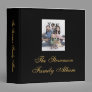 Black/Yellow-Gold Personalized Photo Album Binder
