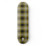 Black &amp; Yellow Plaid Skate Board Decks