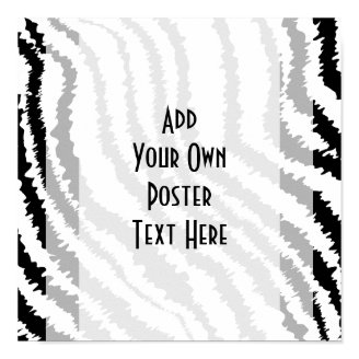 Black Zebra Print Pattern.