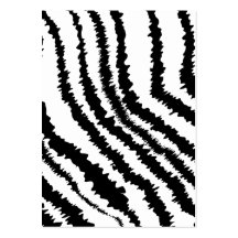 Black Zebra Print Pattern. Business Card Templates