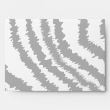Black Zebra Print Pattern. Envelope