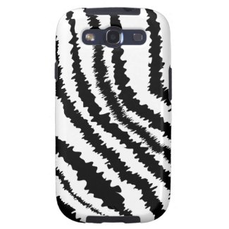 Black Zebra Print Pattern. Galaxy SIII Cover