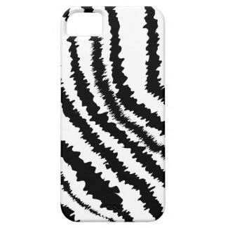Black Zebra Print Pattern. Iphone 5 Cover