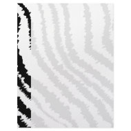Black Zebra Print Pattern. letterhead
