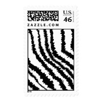 Black Zebra Print Pattern. Stamps