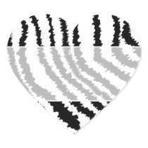 Black Zebra Print Pattern. Stickers