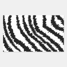 Black Zebra Print Pattern. Sticker