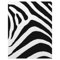 Black Zebra Stripes Letterhead