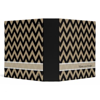Black Zigzag Chevron Pattern
