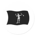 Blackbeard Flag Sticker by livingflags Blackbeard Flag Sticker