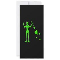 Blackbeard -Green Rack Card