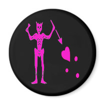Blackbeard-Pink magnets