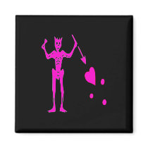Blackbeard-Pink magnets