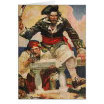 Blackbeard the Buccanneer Greeting Card