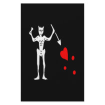 Blackbeard-White Custom Stationery