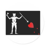BlackBeards Flag (Edward Teach) stickers