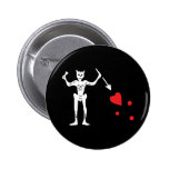 Blackbeard's Pirate Flag Buttons