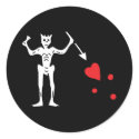 Blackbeard's Pirate Flag stickers