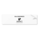Blackberries Addict bumper stickers