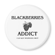 Blackberries Addict magnets