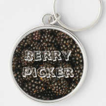 Blackberries "Berry Picker" Keychain