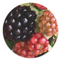 Blackberries Watercolor - sticker