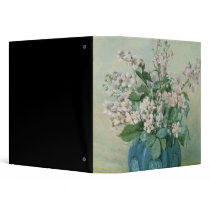 Blackberry Blossoms Vinyl Binder